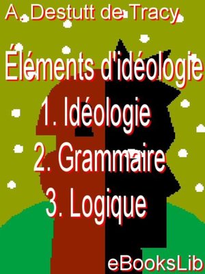 cover image of Éléments d'idéologie - T. I - III